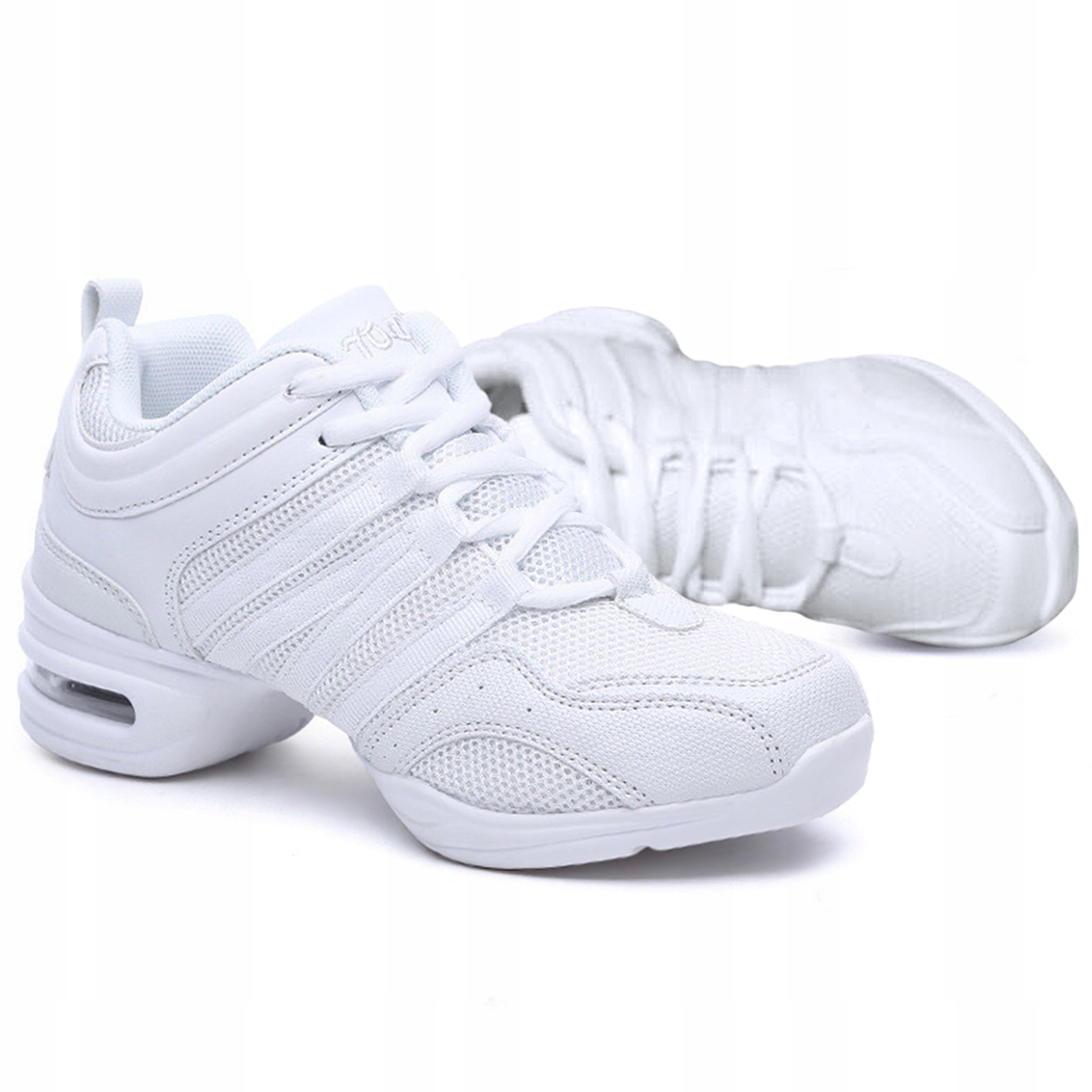 BUTY NA TANIEC NOWOCZESNY DLA DOROSŁYCH BIAŁE 44 Materiał zewnętrzny inny