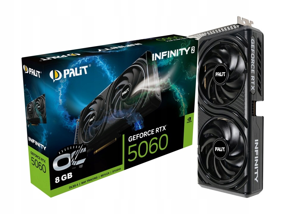 Karta graficzna Palit GeForce Rtx 5060 Infinity 2 Oc 8 Gb GDDR7 Dlss 4.5