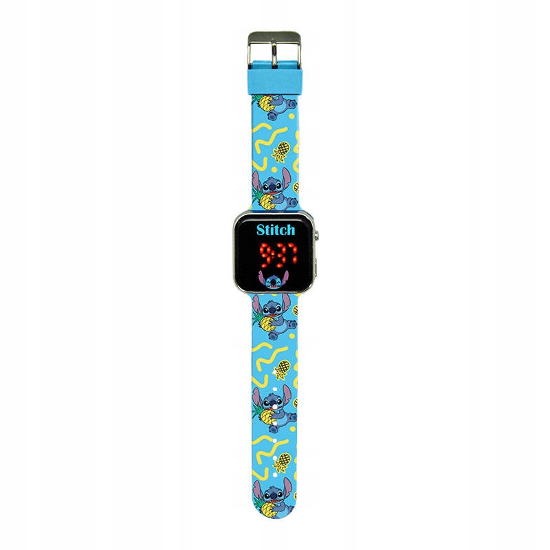 KIDS LICENSING ZEGAREK Z WYŚWIETLACZEM LED LILO&STICH ALARM KALENDARZ 1,44”