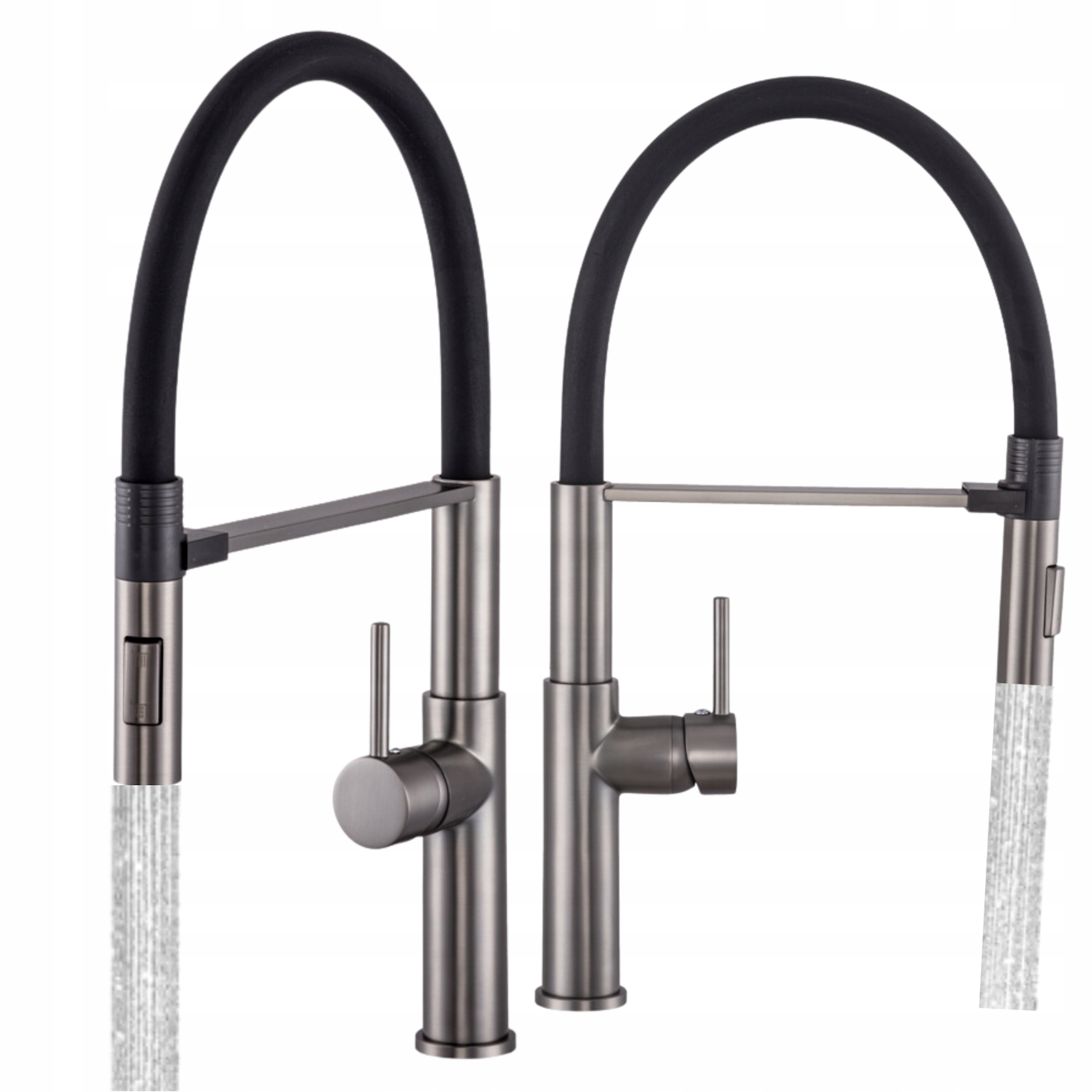 Kuchyňská baterie Vento Plus Grafit s výsuvným výtokem Kuchyňský kohout