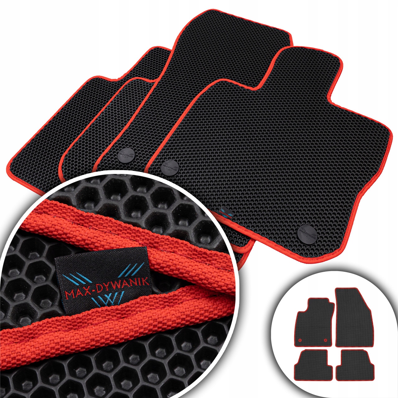 Opel Mokka A 2012-2016 Koberce Eva Eternity Čierne Honey