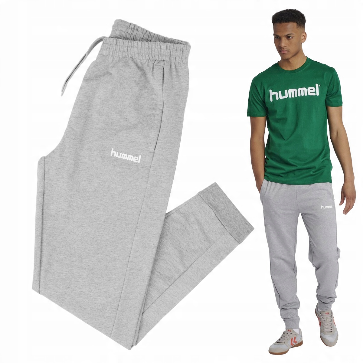 

Hummel Spodnie Męskie Dresowe Bawełniane Dresy XL