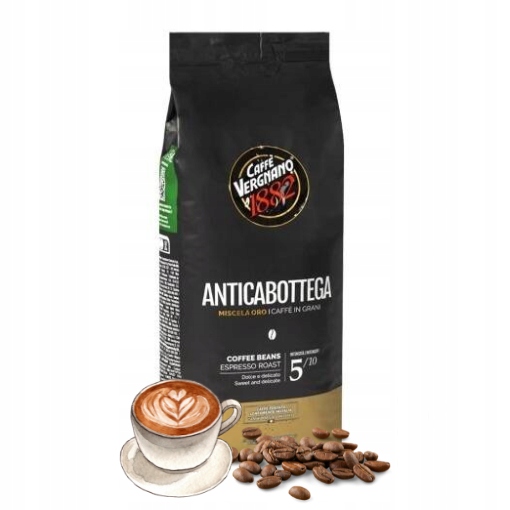 Caffe Vergnano Antica Bottega 1kg włoska kawa ziarnista