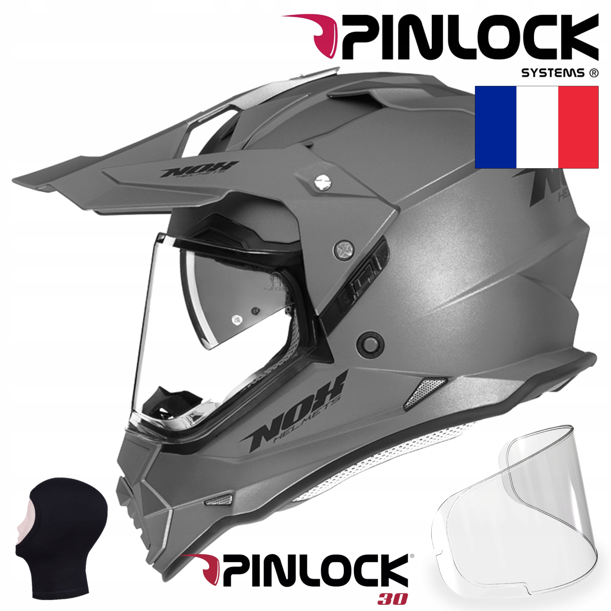 NOX N312 KASK CROSS MOTOCYKLOWY SZYBA + PINLOCK XL Producent Nox