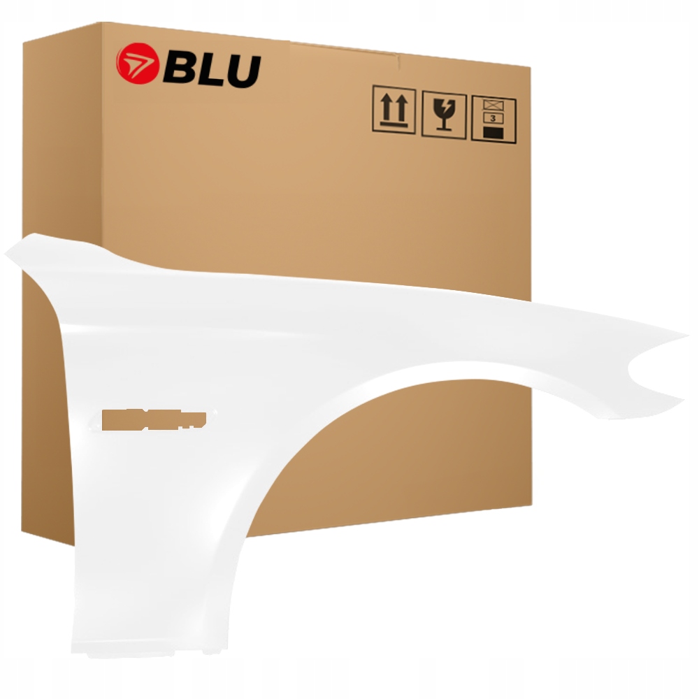 Blu Blatník Bmw 5 F10 F11 300 pravý bílý 10-17 přední AlpinWeiss