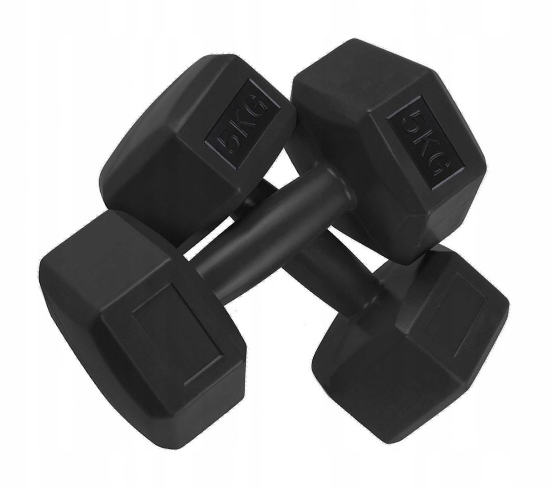 

Hantle 2x5kg hantelki Ciężarki Zestaw Hantli 10kg
