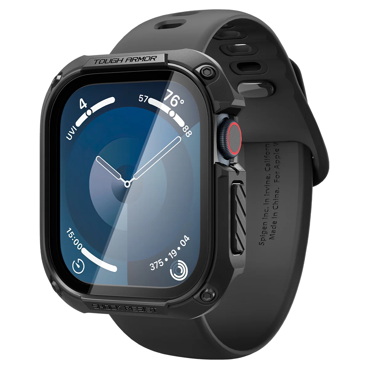 Spigen Tough Armor, czarny Apple Watch 10 46 mm