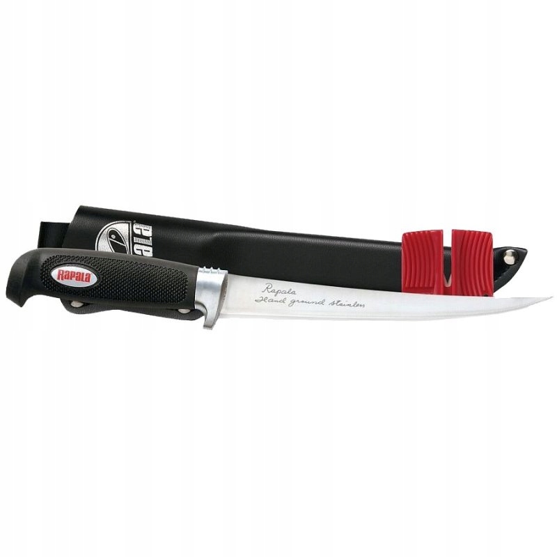 Nóż Rapala Soft Grip Fillet ostrzałka 27cm
