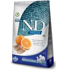 N&d Ocean Dog Adult M/L Herring & Orange Varianta: 2,5 kg