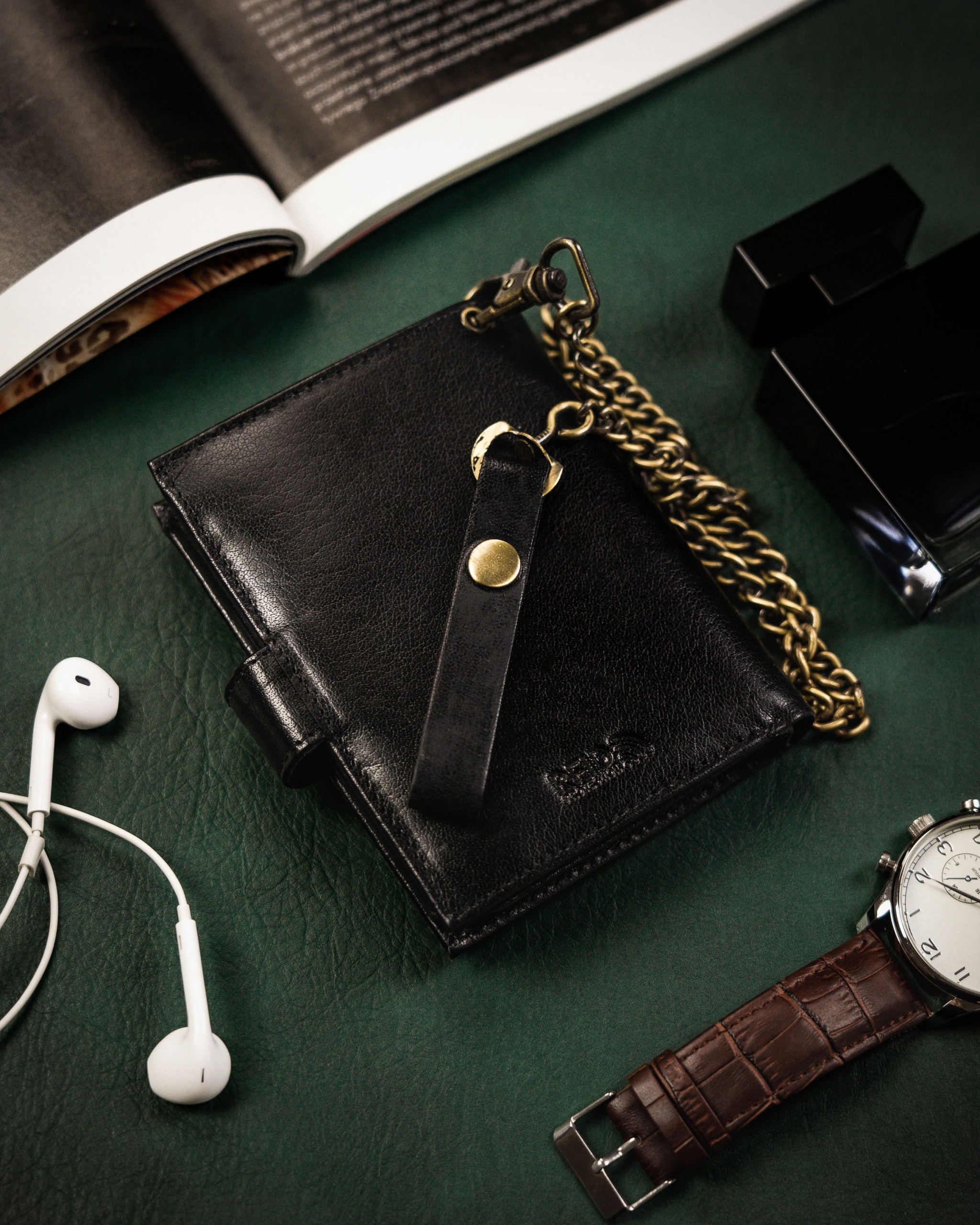 PETERSON PORTFEL MĘSKI SKÓRZANY STOP RFID ZAPINANY Orientacja pionowa