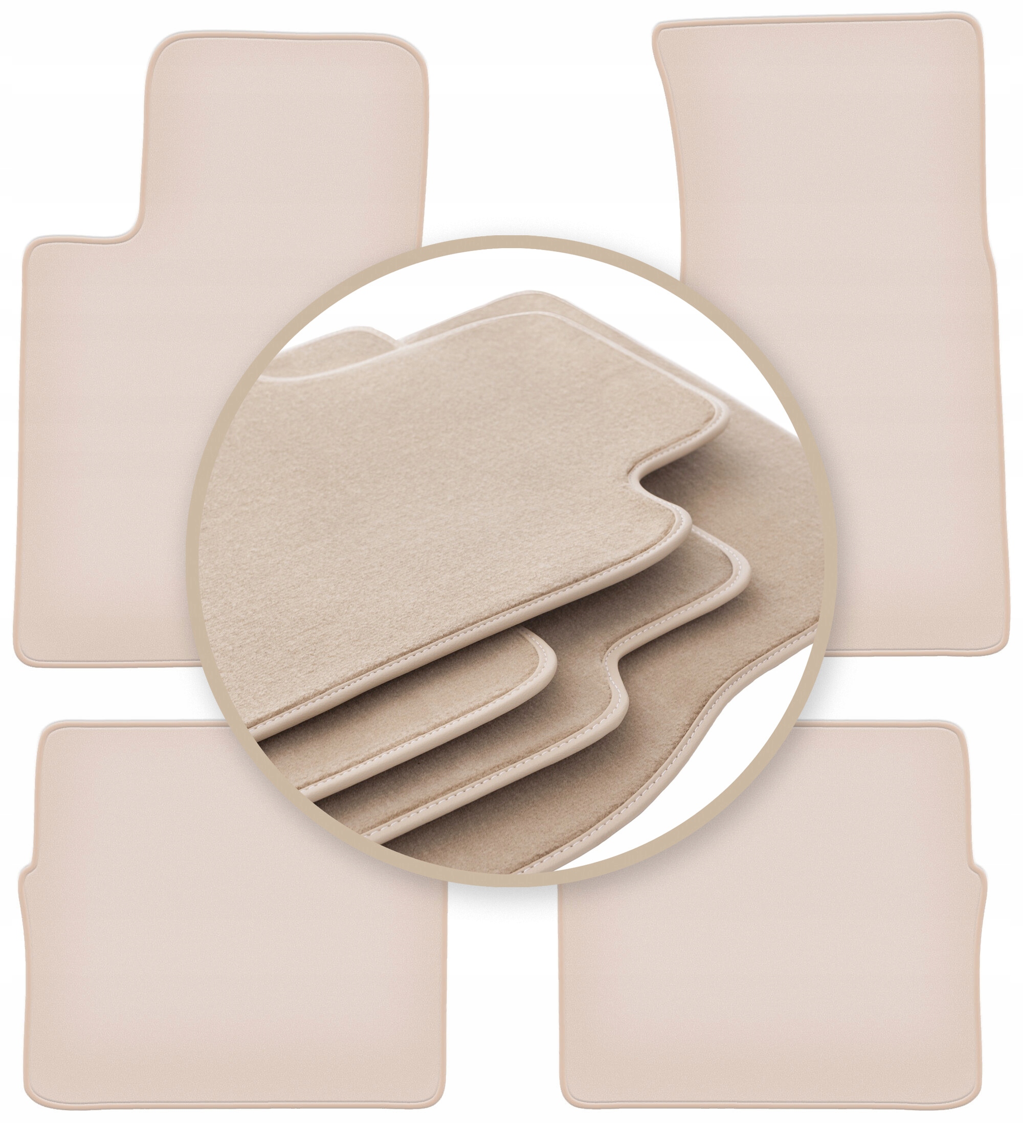 Velúrové koberčeky 10 mm Premium pre: Cadilac Srx 2004-2010