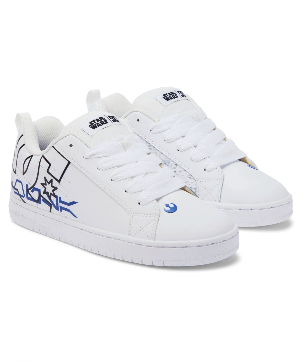 Boty DC Court Graffik x Star Wars Wbl bílé Wbl 55 Limitované velké 36 cm
