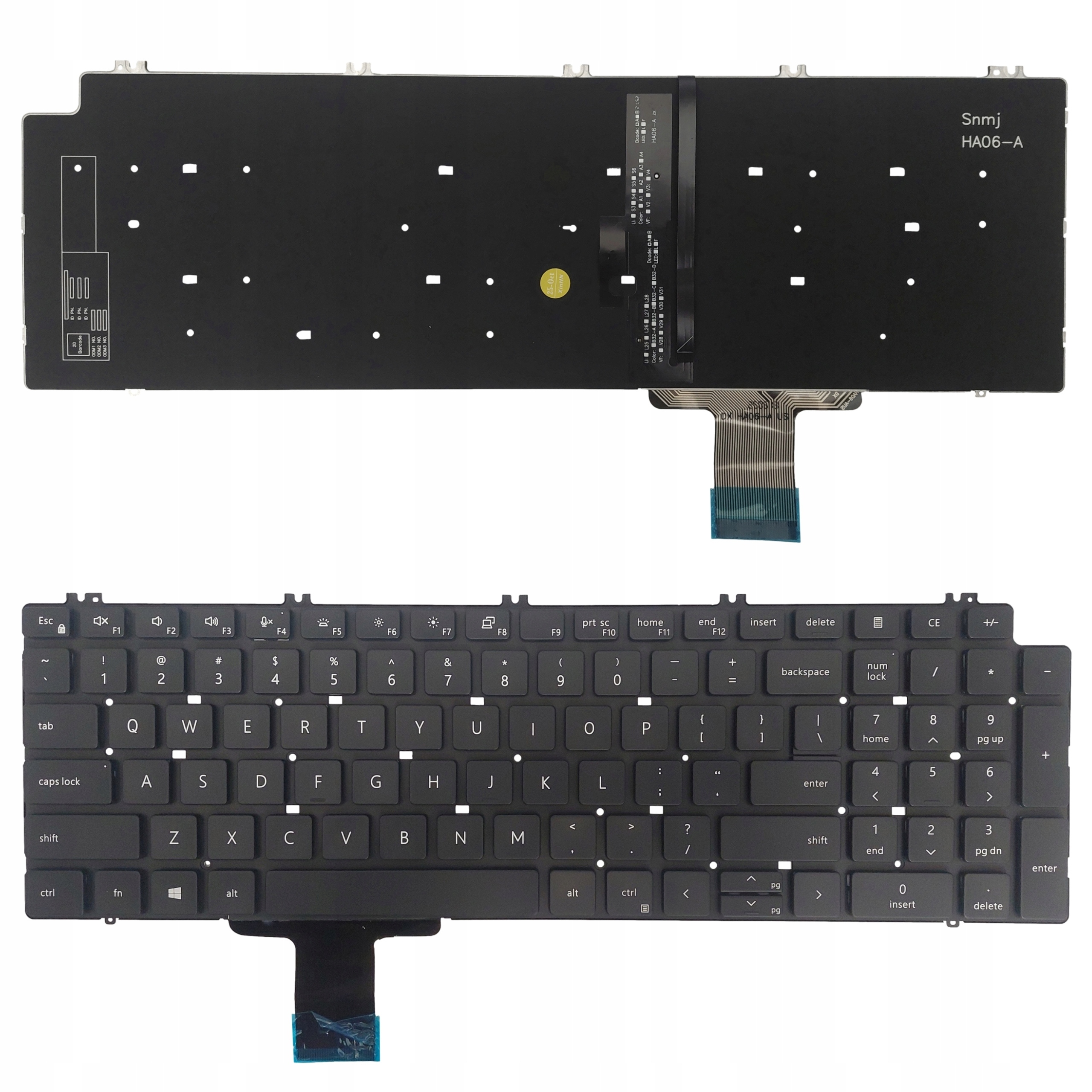 Klawiatura Do Dell Precision 7550 7560 7750 7760 Led 0713DM 0TW8VM