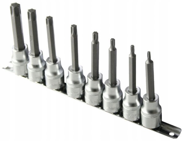 

Kpl.nasadek Torx Długie 1/2 T20-T60 Asta