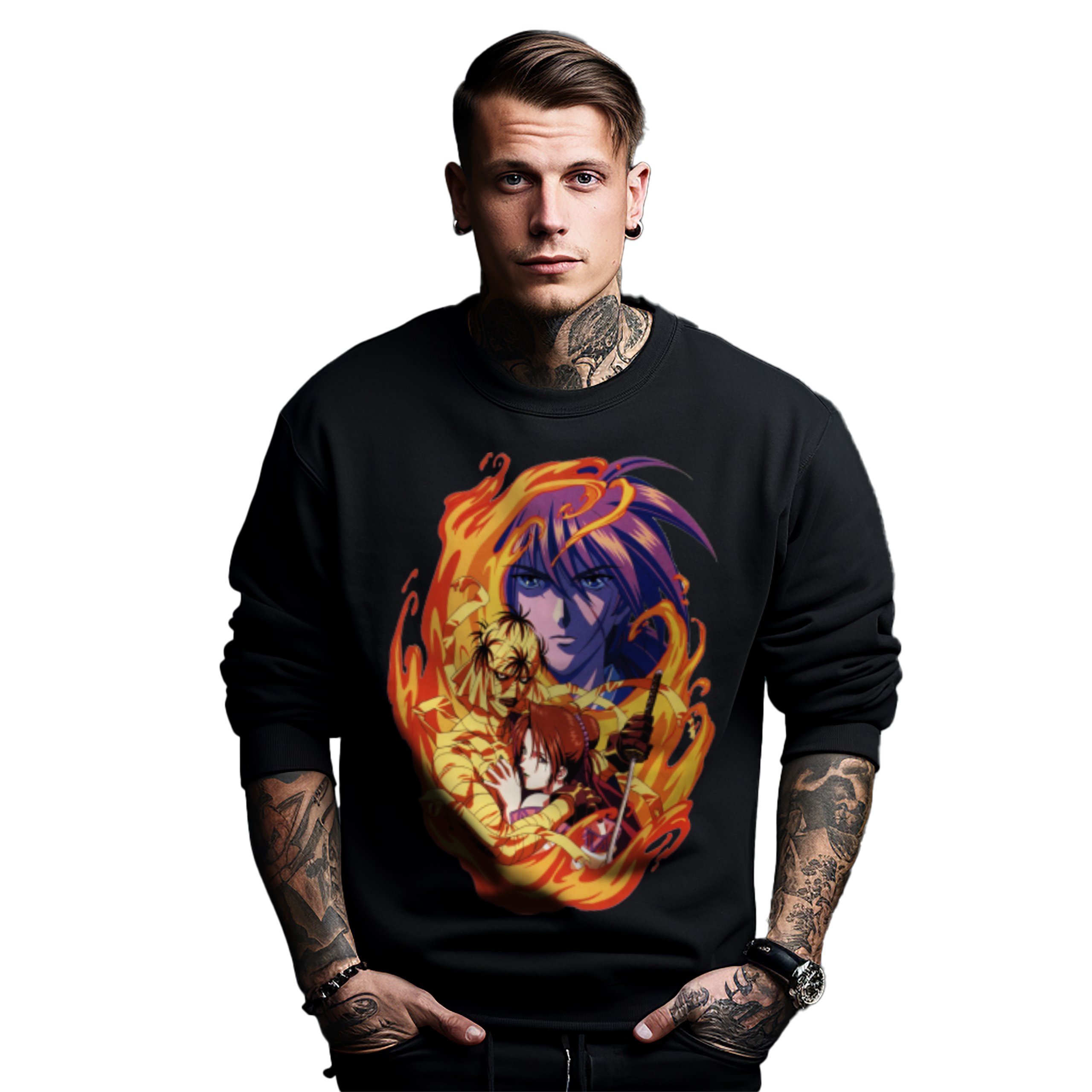 Mikina s potiskem Anime Rurouni Kenshin