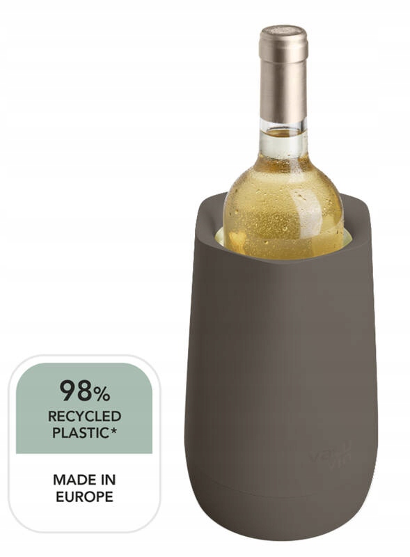 Elegantní aktivní ochlazovač vína Vacu Vin Hexo grafit