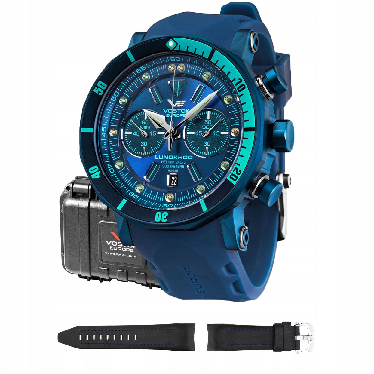 Pánské Hodinky Vostok Europe 6S21-620E278S s modrým páskem