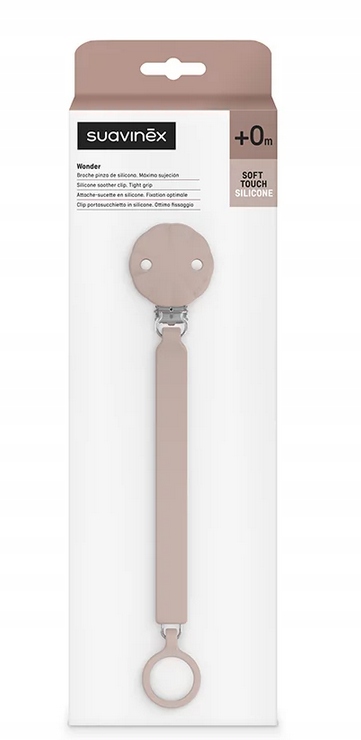 SUAVINEX KLIPS ZAWIESZKA DO SMOCZKA WONDER PALE MAUVE Kod producenta 8426420085137