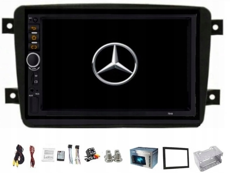 Радіо 2 DIN MERCEDES W203 ANDROID AUTO CARPLAY
