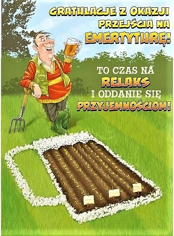 

Śmieszna Kartka Na Emeryturę dla Pana