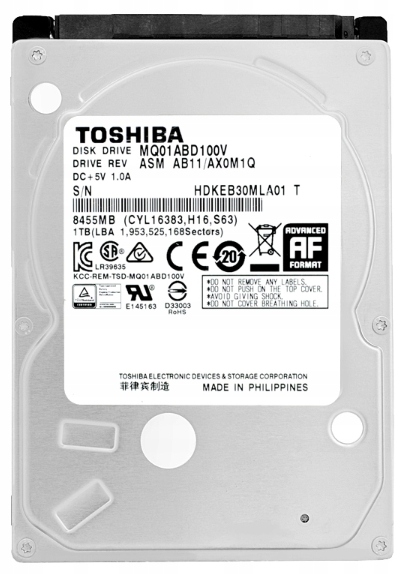 Dysk twardy Toshiba MQ04ABF100 1TB Sata III 2,5" 1000GB