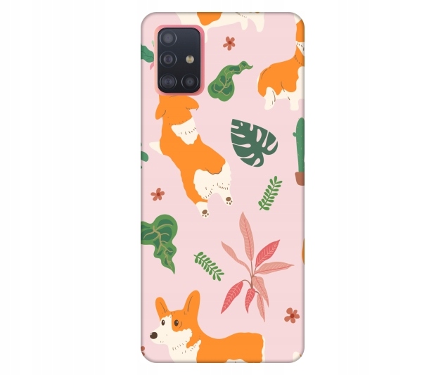 

Etui pokrowiec do Samsung Galaxy A51 Corgi pies