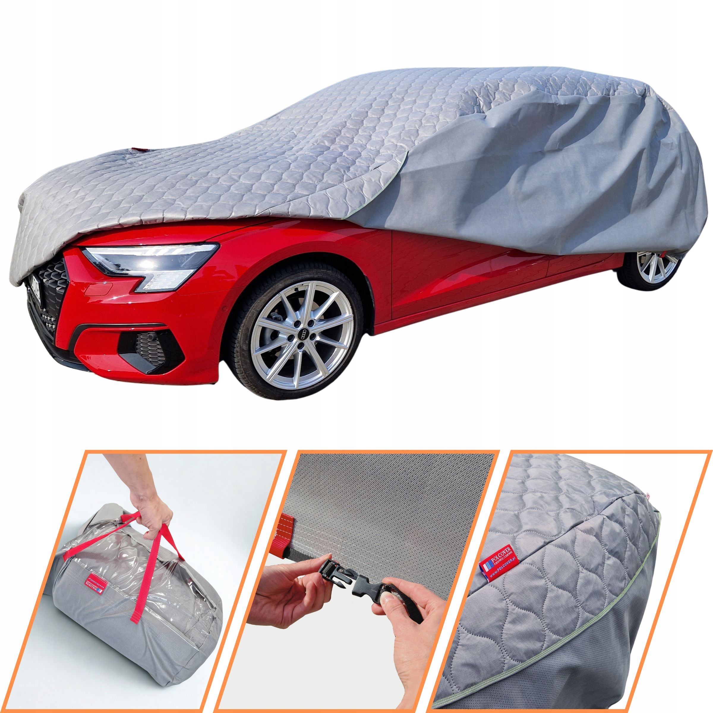 Obal Aero na Grad 8 mm Antigradový Auto r. S hatchback do 410 cm Lehký