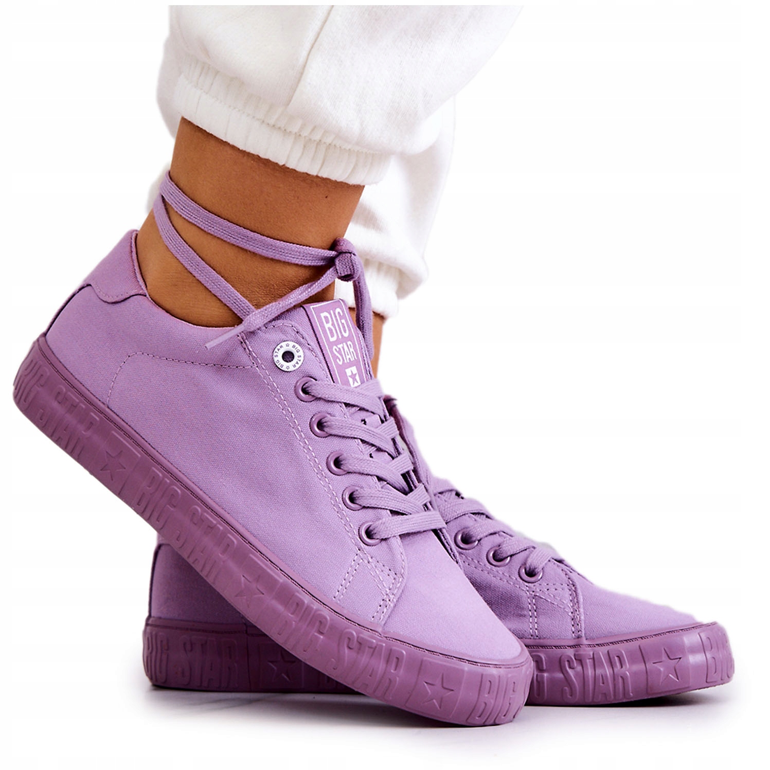 

Damskie Trampki Big Star JJ274416 Fioletowe 41
