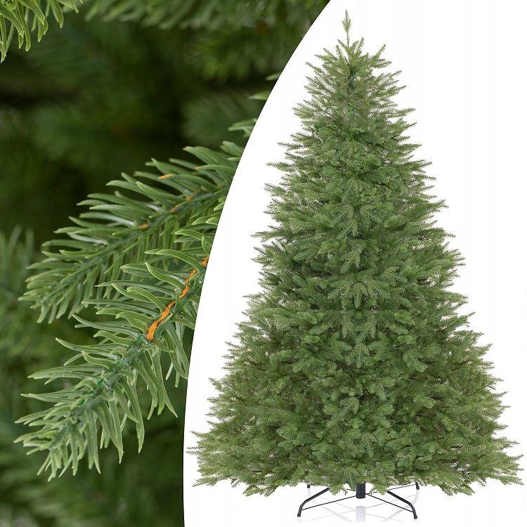 

Choinka sztuczny Świerk stojak Wysoka 220cm