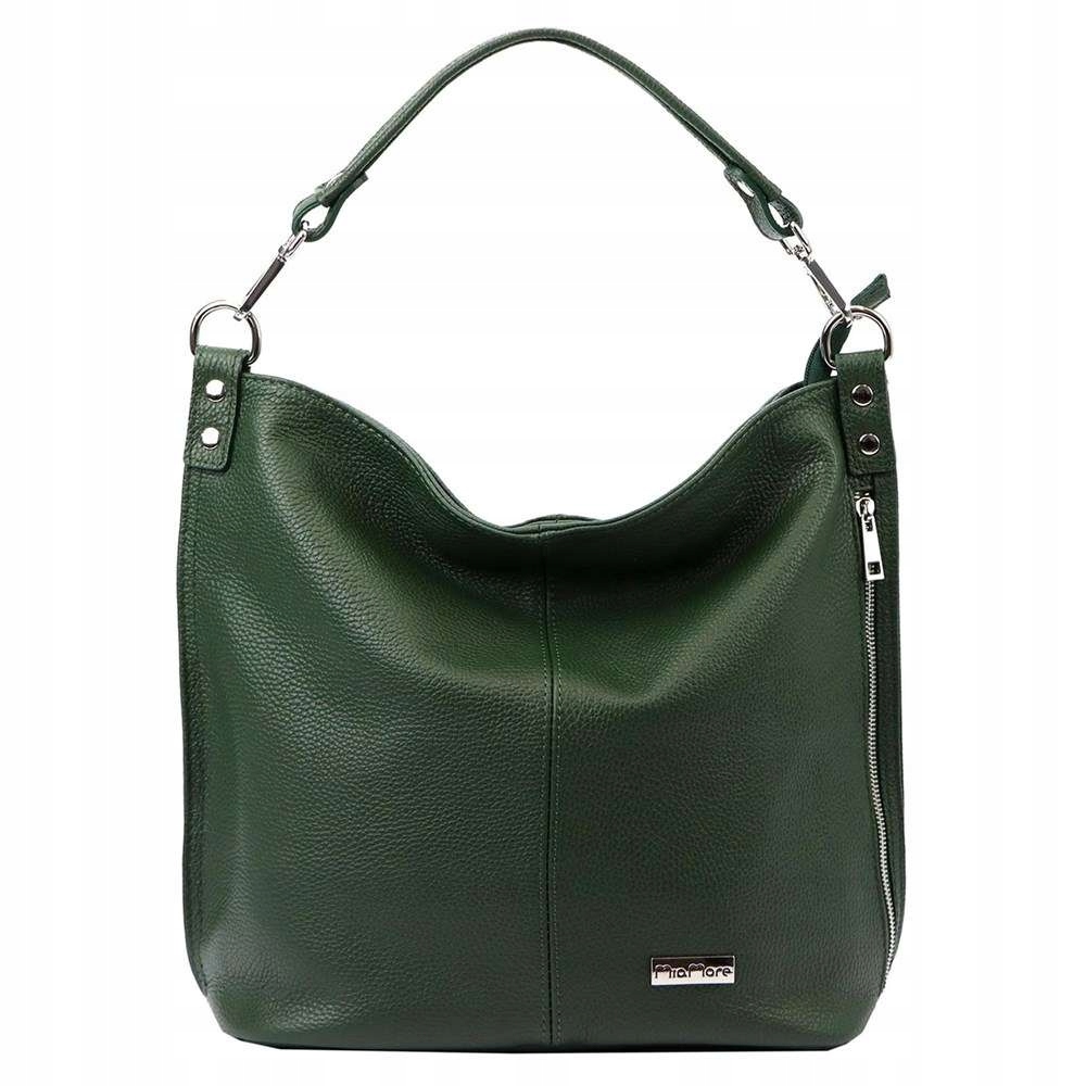 Kožená kabelka Shopperbag A4 MiaMore 01-053 Dollaro