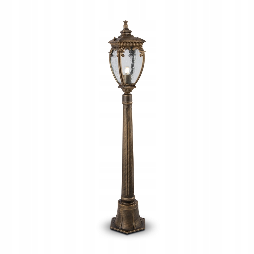 Vonkajšia stojaca lampa s klasickou patinou, záhradný stĺpik 113 cm Maytoni