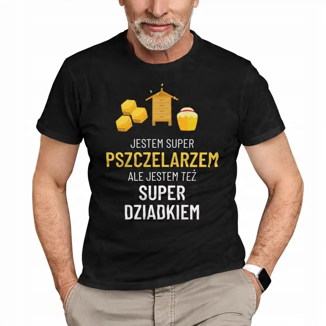 

Dla Dziadka Pszczelarza Śmieszna Koszulka