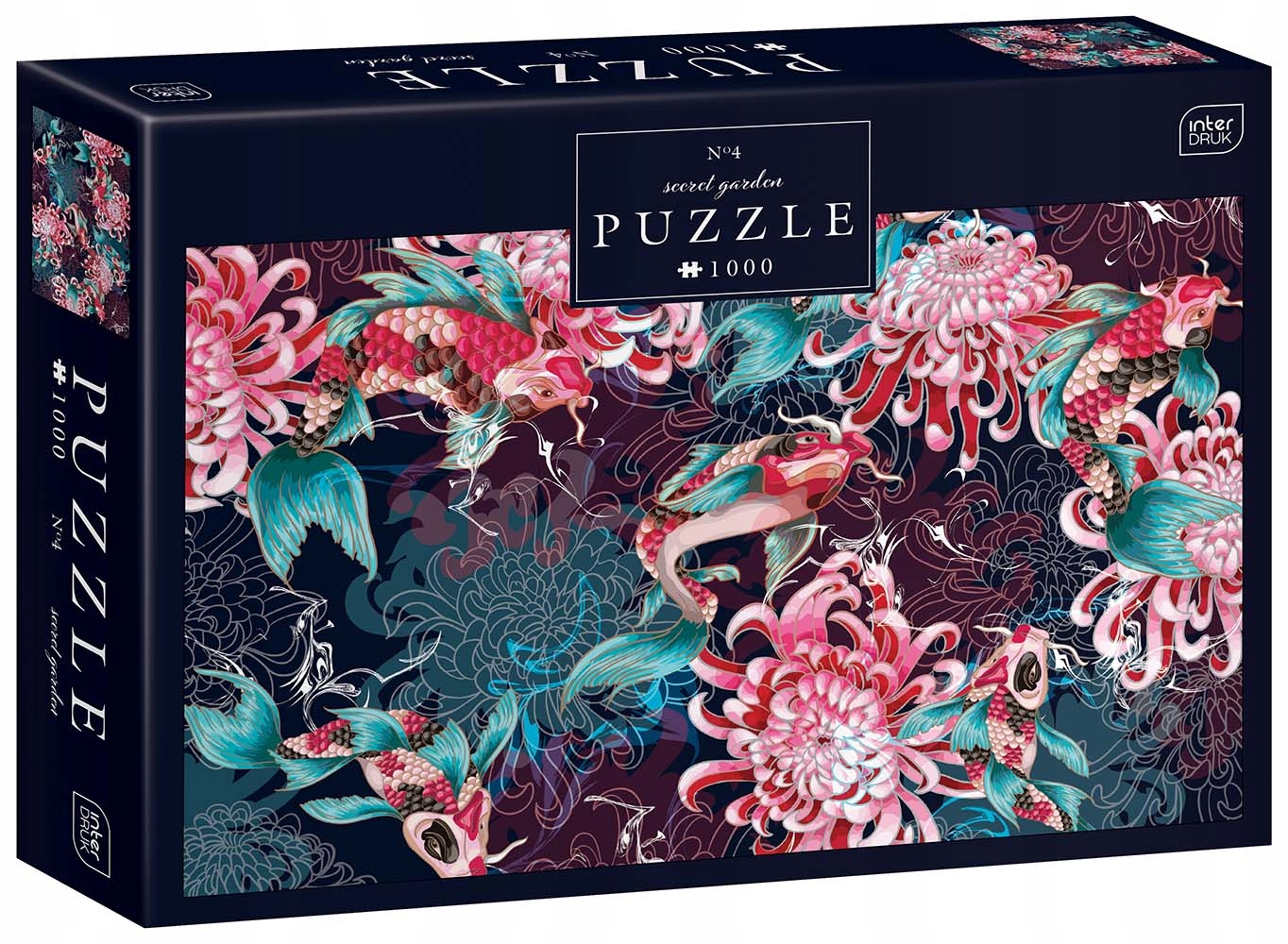 

Puzzle InterDruk 1000 elementów Secret Garden 4