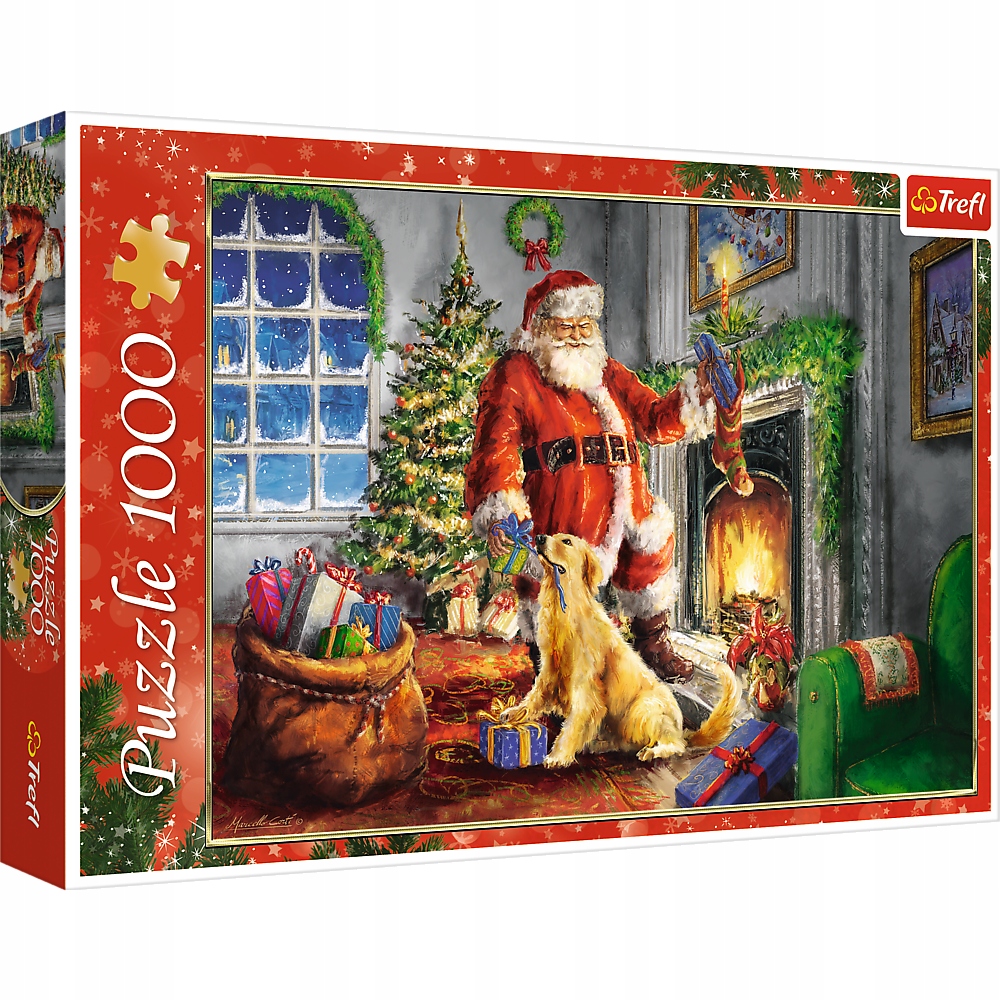 

Puzzle 1000el. Czas prezentów- Mikołaj
