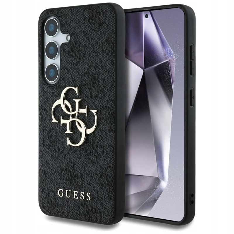 Guess Big 4G Logo Classic Logo Pouzdro pro Samsung Galaxy S25 (černé)