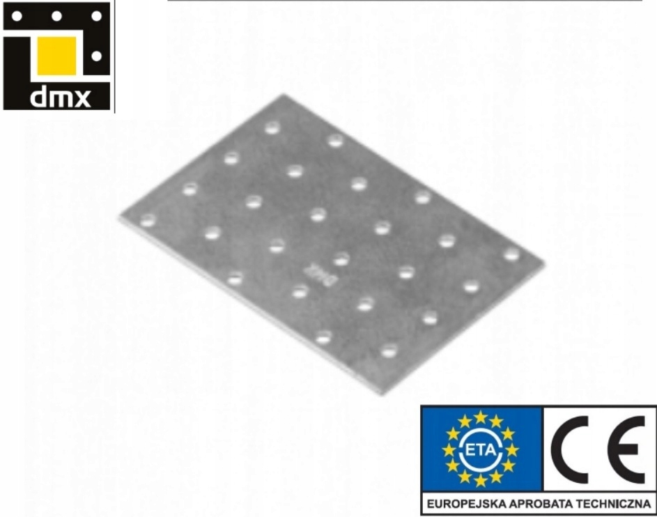 

PP33 Płytka Perforowana Łącznik Płaski 80x120 10sz