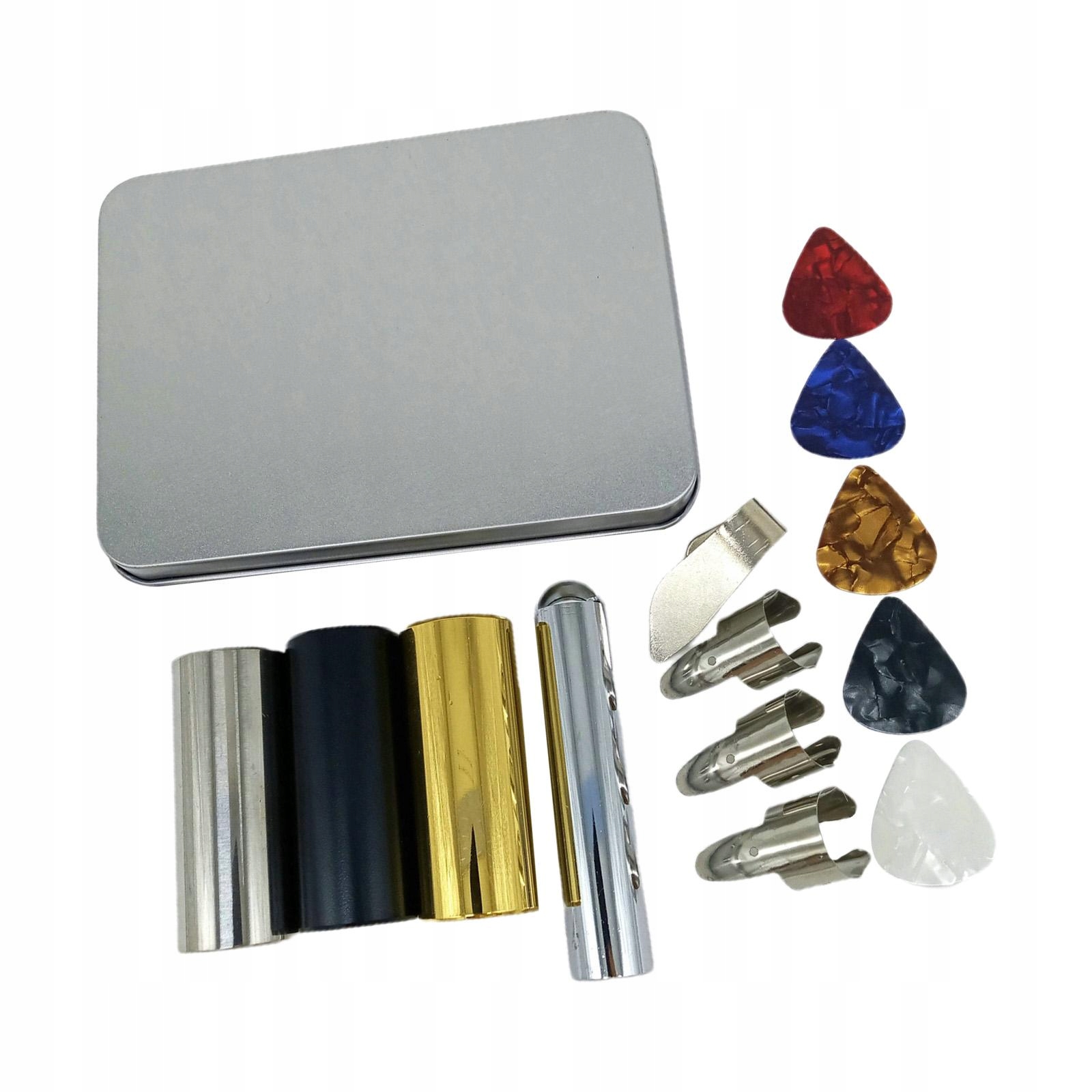 14x suwak do gitary, rurki na palce ze