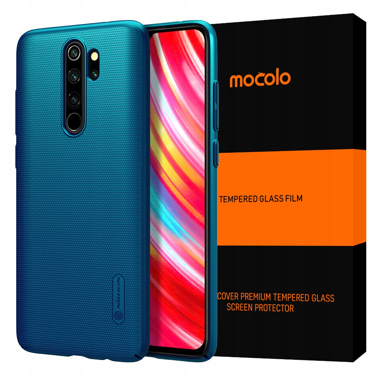 

Nillkin F Etui Do Redmi Note 8 Pro + Szkło Mocolo