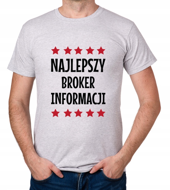 

koszulka Najlepszy Broker Informacji prezent