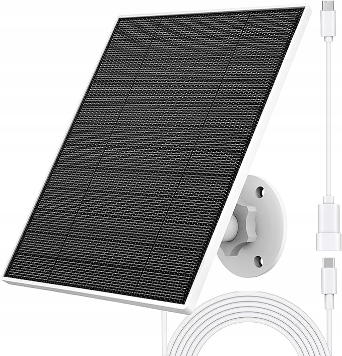 Panel Solarny Ładowarka Solarna Do Kamery Usb-c Wodoodporny IP65
