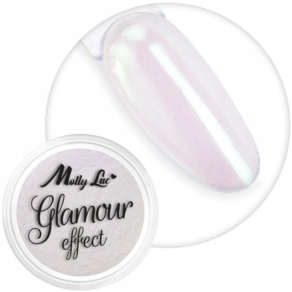 Pyłek do paznokci PERŁOWY Glamour PURPLE nr 4