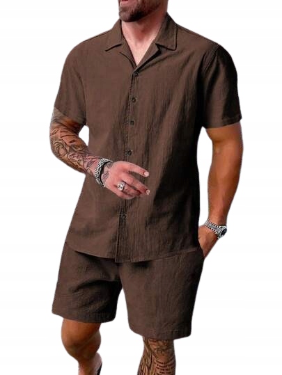 Hnědé Bavlněné Krátké Kraťasy Shein Na Léto M 1JA