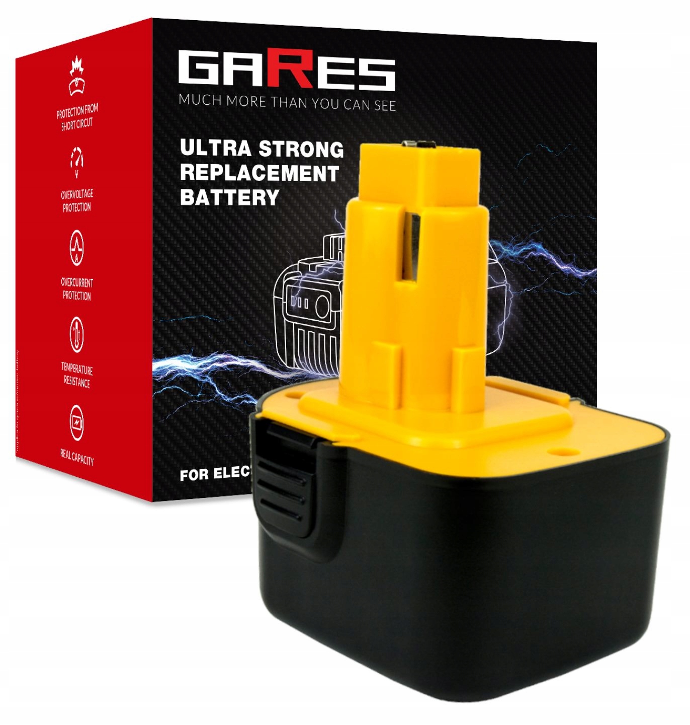 Akumulátor Baterie pro Dewalt DE9074 DE9037 12V 2Ah