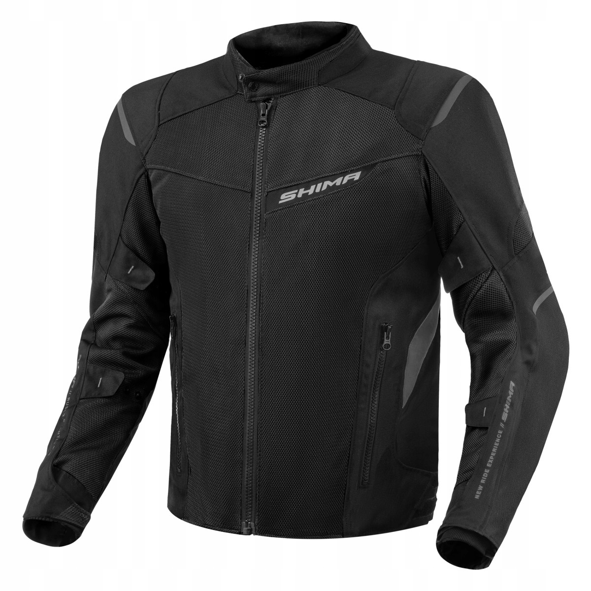 KURTKA MOTOCYKLOWA MĘSKA SHIMA RUSH 2.0 VENT CZARNA ROZMIAR L