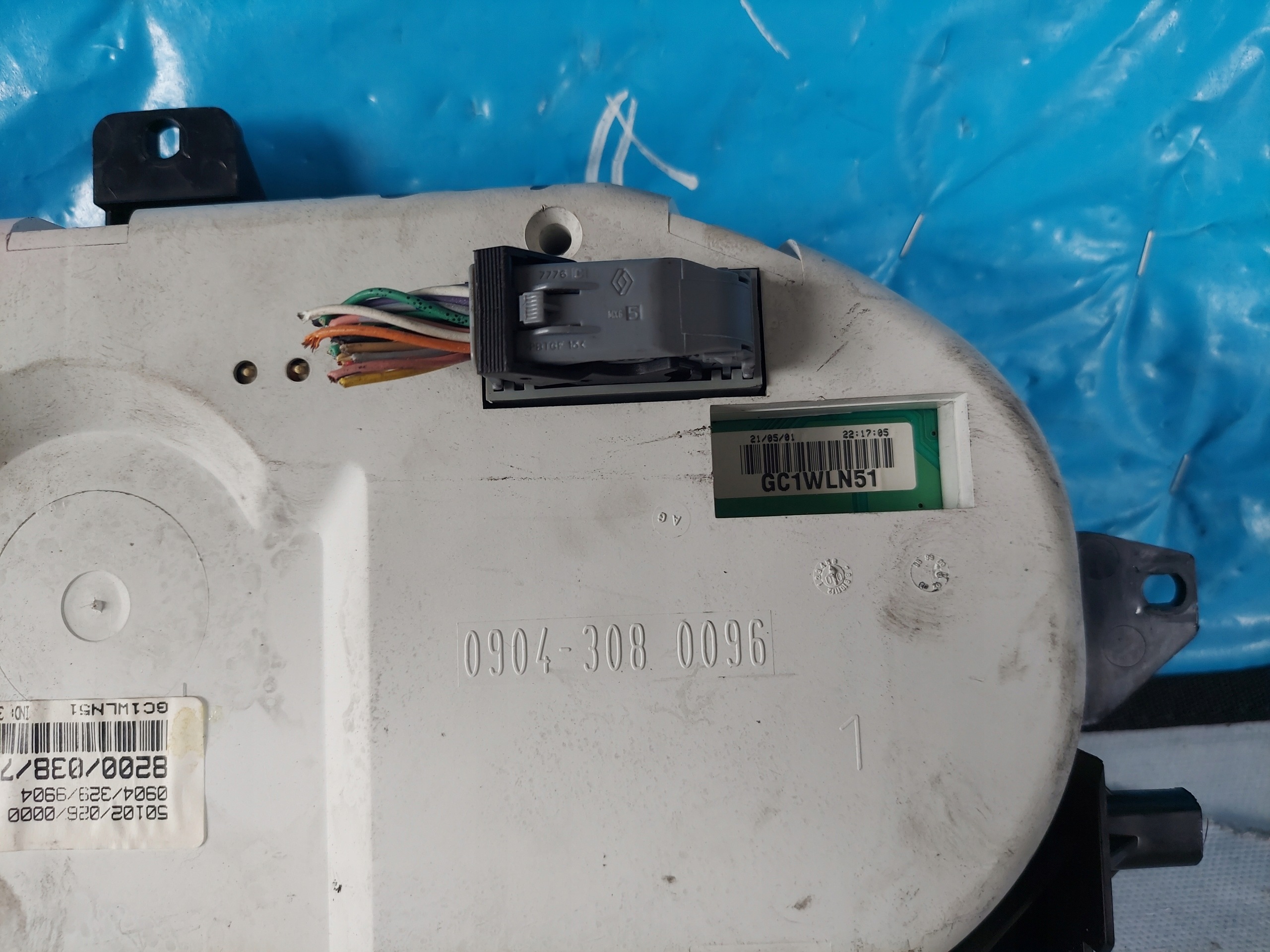 dials clock SCENIC and 2.0 16V LIFT AUT 8200038772