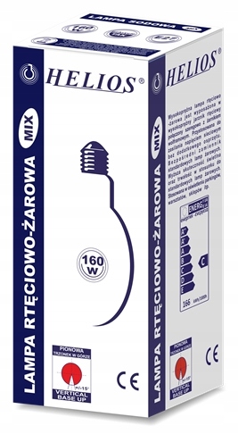 

Lampa Żarówka rtęciowo-żarowa MIX 160W E27 Helios