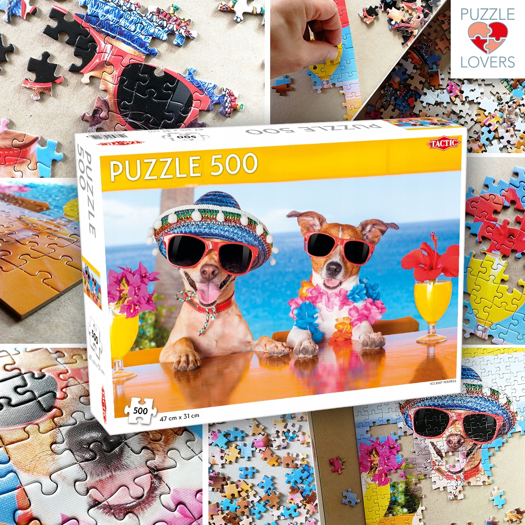 Tactic PUZZLE Psy na Wakacjach 500el Marka Tactic