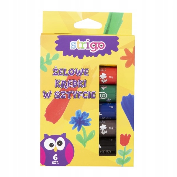 

Kredki żelowe Strigo w sztyfcie 10g