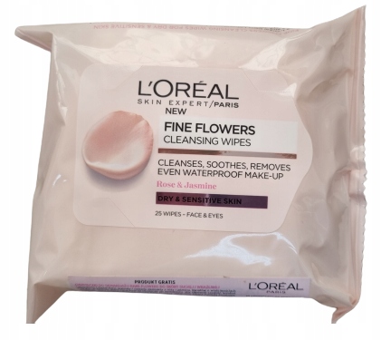 

L'Oreal Chusteczki Do Demakijażu Delikatne 25szt.+