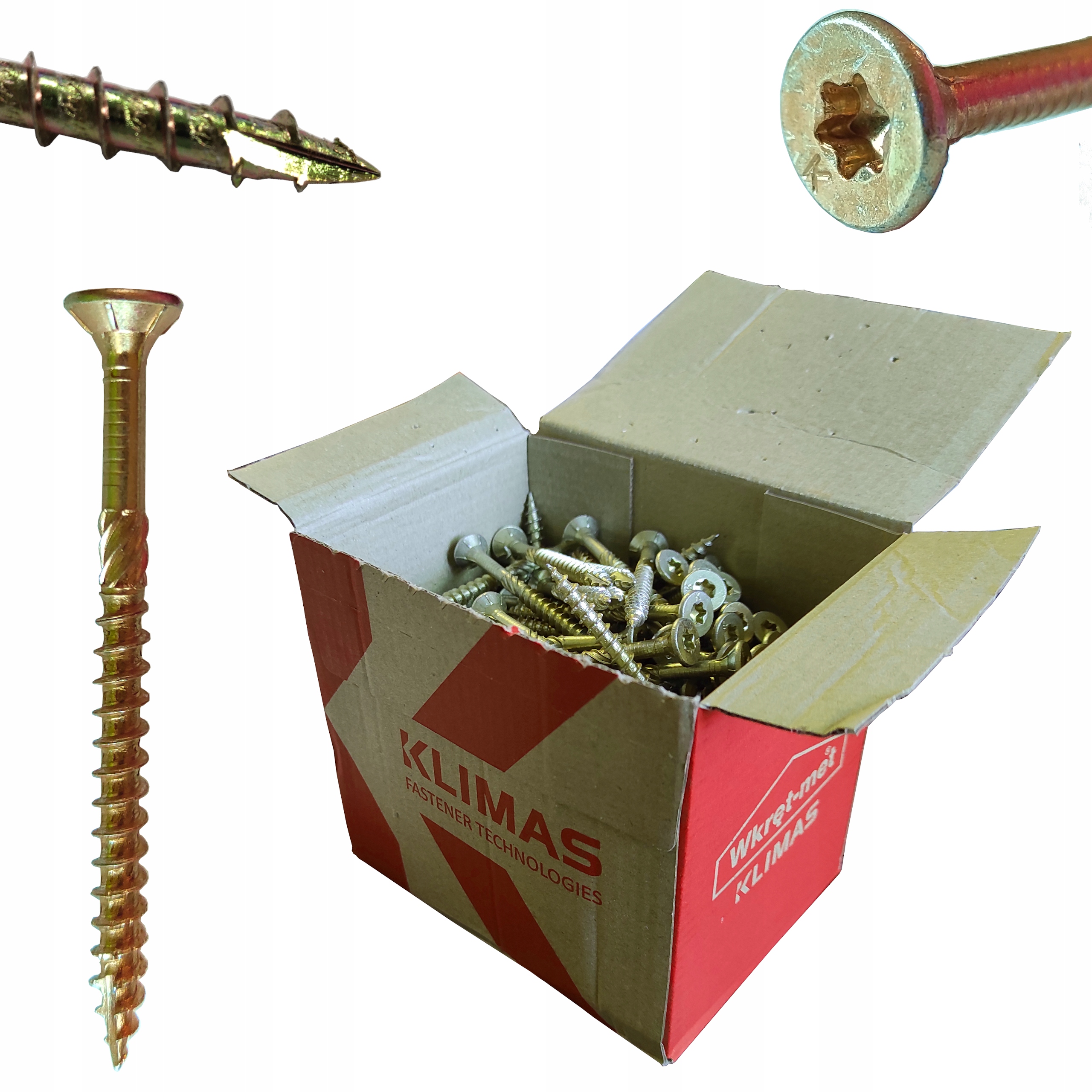 

Wkręty Ciesielskie 6x60 Torx Łeb Stożkowy 200szt